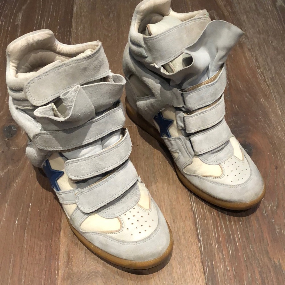 Isabel Marant Beckett Star Wedge Sneakers